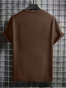 Camisetas de Hombre% Algodón - Camisetas Casuales de Cuello Redondo y Manga Corta con Dobladillo Tipo Paraguas y Estampado Abstracto por Transferenciaérmica, Tela Suave y Transpir - Verde - Ver 10