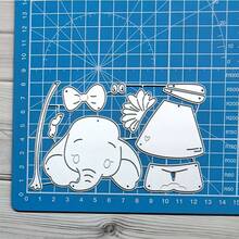 1pc Cute Little Animal-Elephant Metal Cutting Die, Suitable For Paper Card Making, Scrapbooking, Custom Card, Photo Album Craft Decoration - Elephant - View 9