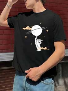 T-shirts för män - Svart - Visa 1