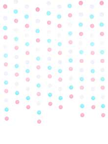 5pcs Pink Blue White Polka Dot Paper Garland, Vertical Hanging Round Dot Tassel Backdrop, Gender Reveal Baby Shower Birthday Party Decoration, Ceiling Wall Arch Round Paper String Banner, Bohemian Macaron Color Polka Dot Garland Newborn Party Supplies - Multicolor - View 12