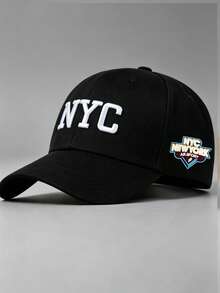 1件男女款 NYC 刺繡棒球帽,可調節設計,適合登山、旅行、防曬及戶外活動 - 多色 - 查看 11