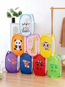 1 Cesto de ropa grande y plegable,Un cesto de ropa plegable con asas,Adecuado para usar en cualquier habitación.Ideal para almacenar ropa sucia esperando el lavado,Así como para organizar artículos de bebé y maternidad; También es excepcionalmente conveniente de transportar - Multicolor - Ver 5