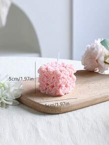 Ins Style Pink Rose Scented Handmade Candle, Romantic Vintage Design Smokeless Soy Wax, Suitable For Atmosphere Photography Props, Christmas Gift, Date Dinner, Home Tabletop Decor, Opening Ceremony Favor - Pink Series - View 15