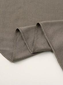 1pc Women Triangle Slip-Resistant Sweat-Absorbent Hijab Headscarf, Islamic Solid Color Casual Inner Lining Cap - Upgraded Triangular Jersey Headscarf - View 4