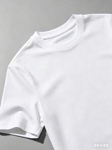 Camiseta de Hombre Triceratops| Estampado Prehistórico de Cabeza de Dinosaurio Cornudo, Puro, Estampado Premium, Duradera, Moda Casual, Cuello Redondo, Corte Regular, Manga Corta - Blanco - Ver 5