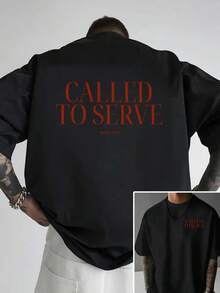 Summoning Service, Mark Gospel 10:45, Men's Fashion T-Shirt With Double-Sided Print, Suitable For Casual Daily Wear At Home, Can Be Used For Sports And Fitness Activities - 白色 - 查看 8