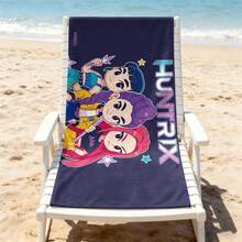 Cute Chibi With Magic Wand Print Quick Dry Beach Suitable For Beach Vacation And Outdoor Sports - A - View 2