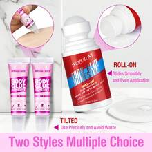 Goiple Body Adhesive & Wig Installation Kit – Roll-On Body Glue, Sweat-Resistant & Waterproof Hold, Invisible Double-Sided Tape For Wigs, Clothes & Body – Easy Water Wash-Off,Lace Wig ,Body Jewelry & Fashion Fixes,Women's Daily Styling & Secure Hold Needs - 3pcs - 查看 3
