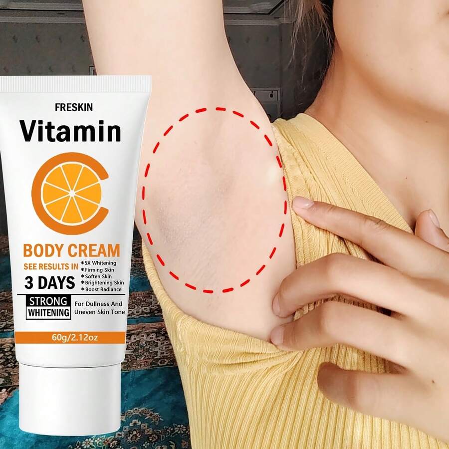 FRESKIN 腋下美白霜、私密處亮白霜,適用於私密處、腋下、關節、臀部和大腿,減少黑斑和色素沉著,打造更均勻的膚色 - 美白霜60g - 查看 1