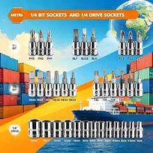 115pcs Socket Wrench Set, Ratchet Wrench Tool Kit, Multi-Functional Home Repair Tool Set, Screwdriver Bit Combination, Car Repair Toolbox - Repair Tool Kit - View 2
