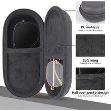 1pc Solid Color Portable Glasses Storage Bag, Sturdy Shape With Smooth Opening And Closing, Compact And Easy To Store, Can Hold Fashion Glasses And Eyeglasses, Convenient For Commuting And Travel, Simple And Versatile, Suitable As A Gift - Multicolor - View 6