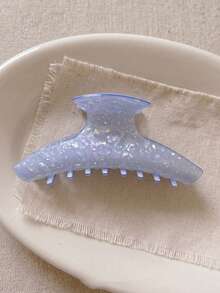 1 Stück Damen 10,5cm/4,13 Zoll Acryl farbiger Blau & Weiß Haarspange, Haarspange für den Hinterkopf Dutt, Haarklammer Haaraccessoire, geeignet für den täglichen Gebrauch und Urlaub - Verschiedenfarbig - Übersicht 8