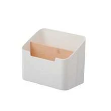 1pc Bamboo Wood Multi-Functional Desktop Organizer - Can Be Used To Store Cosmetics, Makeup Brushes, Stationery, Remote Controls, Etc. - Christmas Gift - Multicolor - View 11