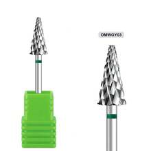 1PC Professional Nail Drill Bit Cone Carbide Manicure Drill For Electric Milling Cutter Nail Files Buffer Nail Art Equipment Accessory - Multicolor - View 12