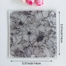 Clear Silicone Stamps Vintage Floral Background Scenery & Country Manor Bird Flower Patterns For DIY Junk Journal Scrapbook & Photo Album Crafts - Nature - View 26