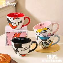 Disney Official Authentic Collaboration Breakfast Cup 350ML Ceramic Handle Mug Anime Cartoon Dormitory Single Cup Coffee Cup Couple Gift Cup - Multicolor - View 5