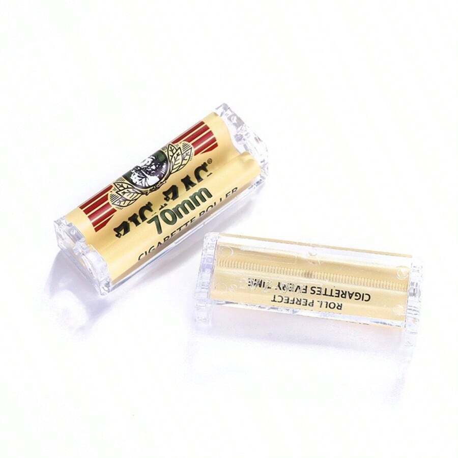 1pc Manual Cigarette Rolling Machine, Manual Tobacco Rolling Device, Rolling Paper Handmade Cigarette Roller, Plastic Tobacco Injector Rolling Tool
