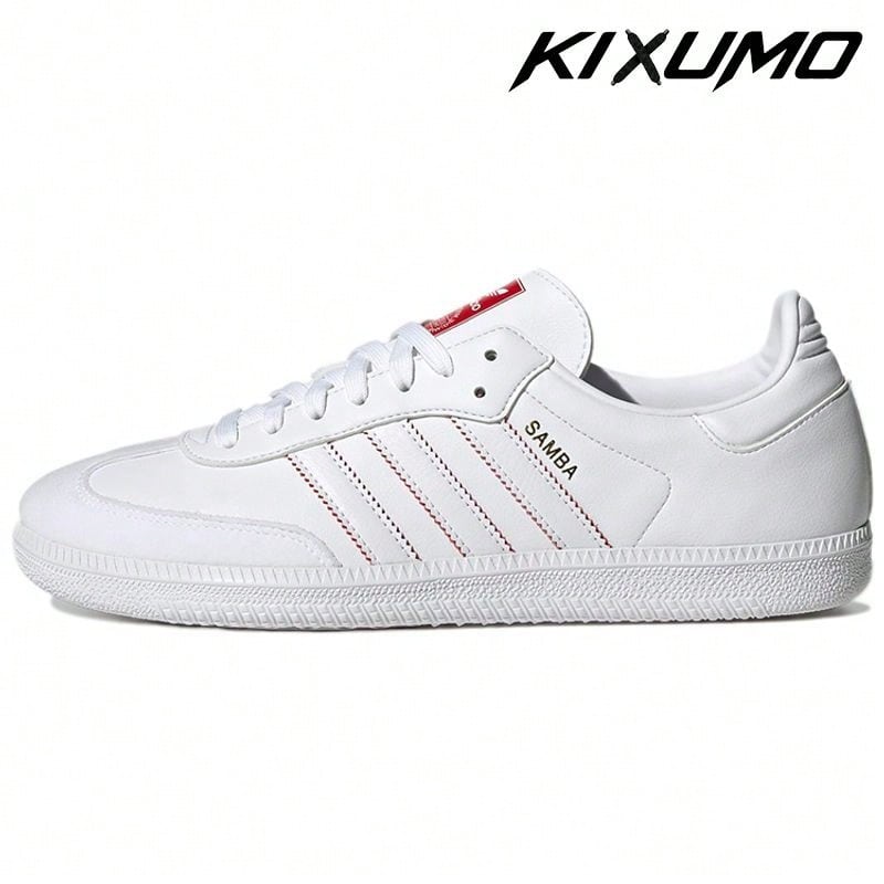 X Adidas Samba Vegan 'Minnie Mouse' White Cloud-White Core-Black Gold-Metallic Sneakers Men GY1890 - 彩色 - 查看 1