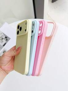 4 buah Casing Ponsel Silikon Lembut Tahan Guncangan Motif Dopamin Lucu Warna Solid, Gaya Minimalis Ins Fresh, Pelindung Smartphone Apple, Kompatibel dengan iPhone 17 Pro Max 16/16 Pro/16 Plus/16 Pro Max/15/15 Plus/15 Pro/15 Pro Max/13/13 Pro/13 Pro Max/12/12 Pro Max/14/14 Plus/14 Pro/14 Pro Max/12/12 Pro Max/11/11 Pro Max, Sempurna untuk Penggunaan Sehari-hari - MultiWarna - View 6