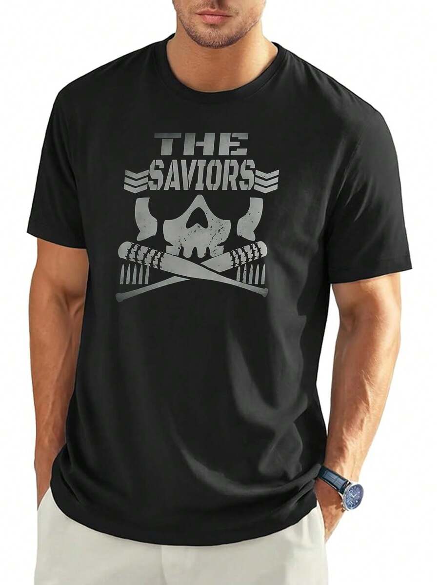 T-Shirts Hommes - Noir - Voir 1