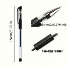 50件套中性筆圓珠筆組合，學校用品黑藍紅圓珠筆，0.5mm可愛圓珠筆學生學校辦公文具，含10支筆與40支替芯，返校季 - 多色 - 查看 3