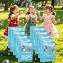 [Holiday Bestseller]Children's Bubble Refill Liquid 10/20/30 Pack, Dense And Long-Lasting Bubbles, Outdoor Party, Birthday Party, Lawn Picnic Atmosphere Creator, Summer Toy Loved By Boys And Girls, Top Choice For Children's Day / Birthday / Holiday Gifts - Multicolor - View 7