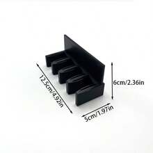 Hockey Stick Rack, Ice Hockey Stick Storage Rack, Multi-Stick Vertical Storage, Moisture-Proof And Anti-Deformation, Universal Bracket Accessory, Essential For Locker Room And Garage - Black - View 2