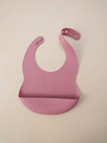 1 pièce Bavoir de nourrissage en silicone personnalisé avec nom & motif, bavoir réglable, impression à la demande, accessoire de vaisselle pour bébé - Multicolore - Voir 6