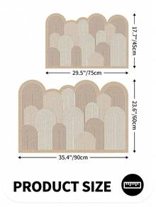 DAJIANG 1pc Pvc Doormat In Plant Pot Design With Silk Circle, Fresh Style, Mud Scraping, Easy To Clean, Doorway Mat Suitable For Restaurant, Outdoor Home Bathroom Decor Bath Rug Floor Carpet Outdoor Rug Door Mat Fall Decor Bathroom Accessories Back To School Entryway Decor - Multicolor - View 17