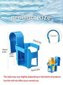 1pc Pool Cup Holder, Poolside Cup Holder, Poolside Cup Holder, Poolside Bucket Holder, Multi-Functional Pool Accessory, Reusable And Portable, Leak-Proof And Multi-Functional, Suitable For Swimming Pools And Outdoor Gatherings - Multicolor - View 4