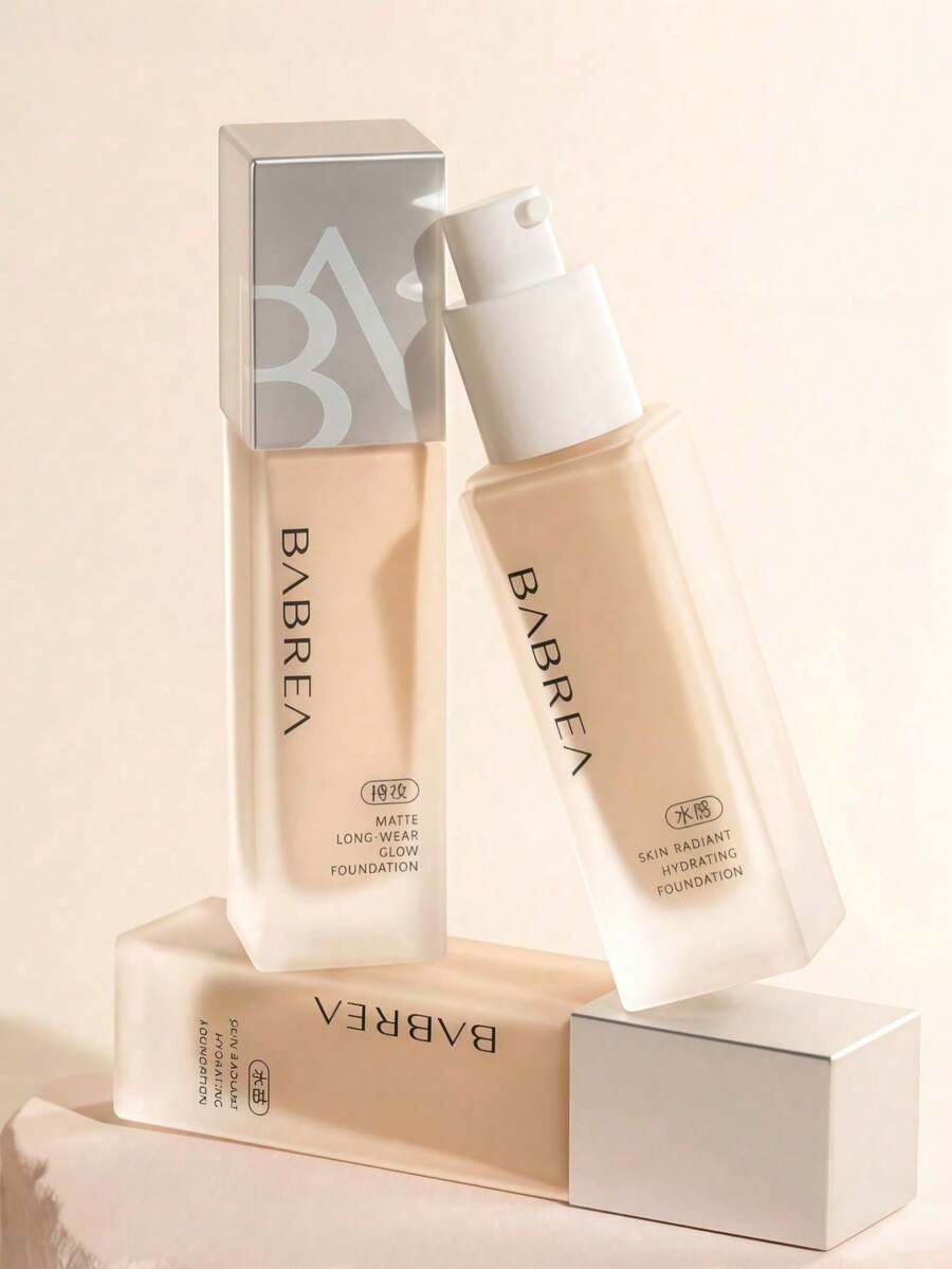 BABREA Foundation, Oil-Control & Long-Lasting, No Easy Makeup Removal, Concealing & Skin-Friendly, Brightening, Cream Foundation For Combination & Dry Skin, Genuine & Official - #01 Moisturizing/Ivory White - View 1