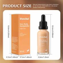 danche Self-Adapting Color Changing Foundation, Lightweight Breathable Texture No Caking Or Patchy Finish, Natural Velvet Matte Skin-Like Effect, Buildable Coverage Conceals Skin Imperfections, Stable Long Wear Makeup No Oxidation - Multicolor - View 10