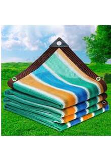95% UV Blocking Shade Cloth With Reinforced Grommets, Heavy Duty Breathable Waterproof Privacy Screen, Suitable For Greenhouse, Patio, Garden, Outdoor Decor, Multiple Sizes Available - Green - View 3