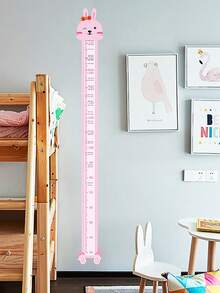 5/1pc CartoonAnimalPatternHeightMeasuringWallStickerRemovableGrowthRulerEasyToInstallAndRemoveDecorativeWallArtForBedroomNurserySpaceStylishInteriorOrnamentPracticalHomeWallDecorationAccessory - Multicolor - View 6