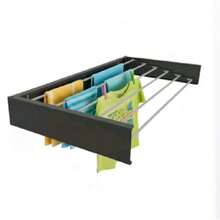 Tendedero telescópico de ropa - negro - Ver 3