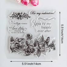 Clear Silicone Stamps Vintage Floral Background Scenery & Country Manor Bird Flower Patterns For DIY Junk Journal Scrapbook & Photo Album Crafts - Nature - View 44