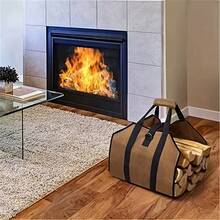 Wood Fire Logs Carrying Handbag, Wood Fire Support, Extremely Large And Durable, Most Suitable For Fireplaces, Wood Stoves, Firewood, Logs, Camping, Landscape Beautification - A - View 4