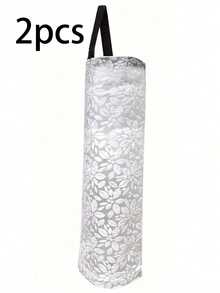 1 pieza Dispensador de bolsas de plástico impreso montado en la pared, estante de almacenamiento, bolsa de almacenamiento de bolsas de basura, bolsa colgante de clasificación de bolsas de plástico para cocina, caja de almacenamiento de bolsas de malla colgante para el hogar, bolsa de almacenamiento multifuncional de bolsas de basura, bolsa colgante de almacenamiento de bolsas de basura de malla transpirable montada en la pared, adecuada para el hogar, la cocina, fiestas de playa de verano, alimentos, camping, almacenamiento, decoración de habitaciones, accesorios de cocina - Multicolor - Ver 14