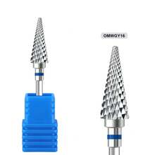 1PC Professional Nail Drill Bit Cone Carbide Manicure Drill For Electric Milling Cutter Nail Files Buffer Nail Art Equipment Accessory - Multicolor - View 20