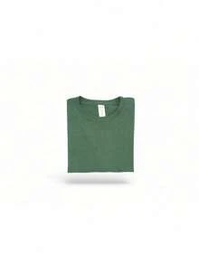 Original HPC POLO T-Shirt With Round Neck And Short Sleeves – Themed Graphic Design "HPC: Retro Typography Houston" – 100% Cotton - 水鴨藍 - View 3