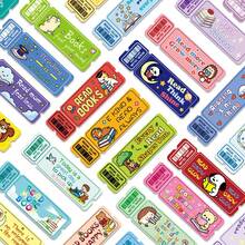10/20/40Pcs Cute Cartoon Bookmarks Creative High Appearance Level Page Markers Unique Reading Tags Lovely Book Marking Accessories For Reading Journal Supplies,Random Pattern - Multicolor - View 4