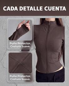 vetega Women Sports Jackets - 咖啡棕 - 查看 5