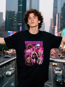 Theodora Bootleg Black Fun New  T Shirt - 黑色 - 查看 1