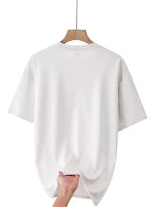 Camiseta de Motociclista  RIDE FAST DIE para Hombre - Camiseta de Verano , de Corte Holgado y Manga Corta, Tela para Entusiastas de las Motos (Regalo) - Blanco - Ver 4