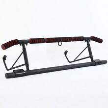 Door Frame Pull Up Bar Doorway Fitness Chin-Up Home Gym Exercise Strength Train - Black - View 5