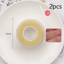 MyAoKuE-Up 2 Packs Of Invisible Double Eyelid Stickers, Accompanied By Y-Shaped Adhesive Applicator. 1 Pack Contains 600 Stickers. Natural Skin Color Breathable Eye Lift Stickers, Waterproof Invisible Eyelid Strips. Suitable For Daily Use, Salon, Travel And Mak - Multicolor - View 10