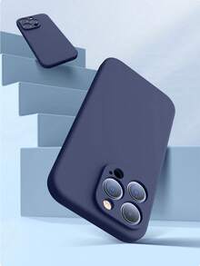 VRNOEI 粉色時尚修身直邊手機殼，相機保護設計，防震功能，適用於 iPhone 11 12 13 14 15 16 17 Pro Max - 粉色 - 查看 10