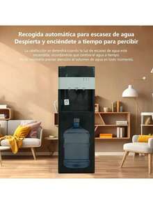 Cold And Hot Water Dispenser For Water Jugs - Concealed Design - Black - View 7