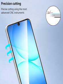 5 miếng kính cường lực siêu nét bảo vệ màn hình điện thoại tương thích với Samsung Galaxy S25 S24 FE A57 A56 A55 A37 A27 A17 A16 A07 A06/Tương thích với 15T 14T 13T Poco X6 M6 M7 F6 Pro/ 14C 13C 15 4G 5G Note 13 12 14 Độ cứng 9H chống nổ chống trầy xước lớp chống dầu mượt hỗ trợ nhận dạng vân tay [Phiên bản quốc tế không phải phiên bản nội địa] - Trong sáng - Xem 8