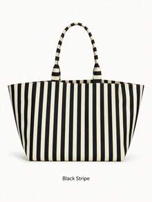 Bolso Tote Estilo Coreano Nuevo de Verano, Bolso de Hombro de Lona de Gran Capacidad para Desplazamientos, Bolso de Playa, Ideal para Viajes al Aire Libre y Temporada de Regreso a Clases, Regalo Único de Vacaciones, Regalo de Graduación, Regalo del Día de la Madre, Recuerdo - Multicolor - Ver 17